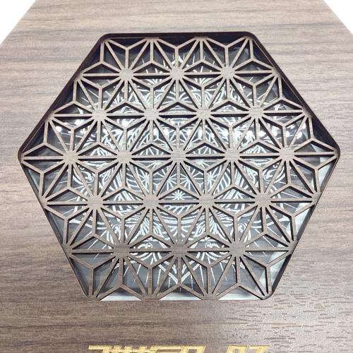  ALBMコースター 麻柄エボニー