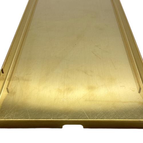 802PRODUCTS (ハチオウジプロダクト) ファニチャーアクセサリー ゴールド IGT天板真鍮ハーフユニット【 無地 】