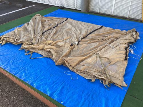 DOD (ディーオーディー) ツールームテント T5-689-TN ヨゴレ・芝付着有 カマボコテント3M