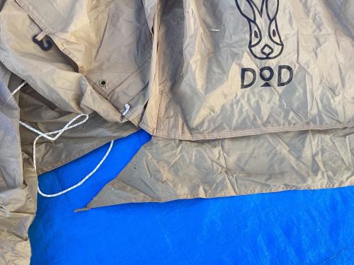 DOD (ディーオーディー) ツールームテント T5-689-TN ヨゴレ・芝付着有 カマボコテント3M