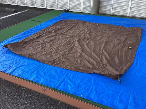 DOD (ディーオーディー) ツールームテント T5-689-TN ヨゴレ・芝付着有 カマボコテント3M