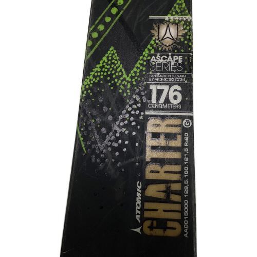 ATOMIC (アトミック) CHARTER バックカントリー ファットスキー テレマークビンディング キズ有 176cm