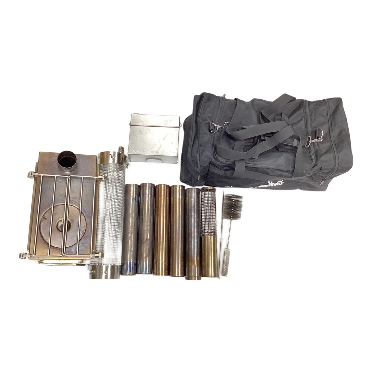 テンマクデザイン ウッドストーブサイドヴュー Ｍサイズ ウッドストーブサイドヴューMサイズ ケース付き2点セット｜tent-Mark