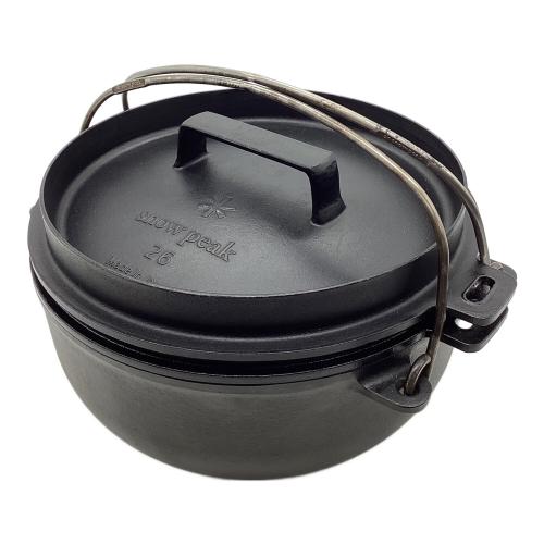 Snow peak (スノーピーク) 和鉄ダッチオーブン26 ダッチオーブン