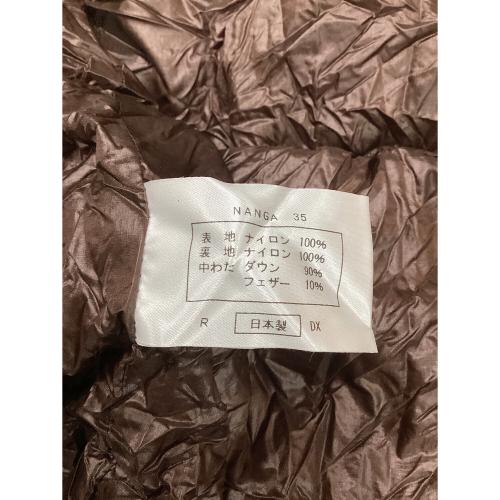 NANGA (ナンガ) 封筒型シュラフ(ダウン) ブラウン ソナエバッグ 350DX