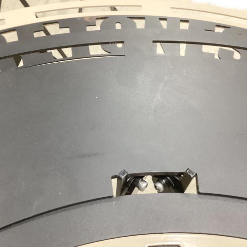 NATURE TONES (ネイチャートーンズ) アウトドアテーブル ブラック×ホワイト オクタゴン＆センターサークルセット