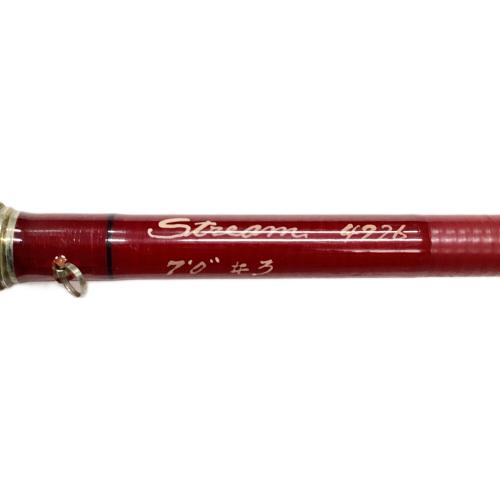 M.TAKADA ROD CO. stream 4926 フライリール ロッド(釣竿) レッド 7'0"#3 @