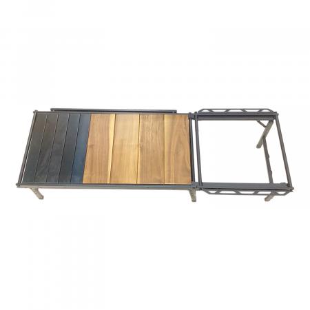 専売［ 中古］RATE WORKS アウトドアテーブル ダークブラウン［格安］ 楽天市場】ウッドパネルテーブル WOOD PANEL TABLE RATELWORKS