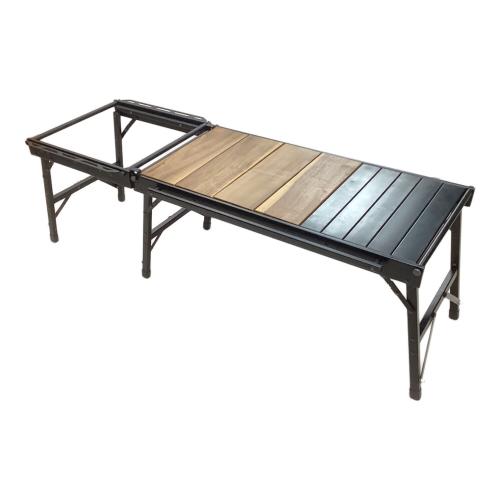 RATEL WORKS (ラーテルワークス) アウトドアテーブル ブラック ウッドパネルテーブル