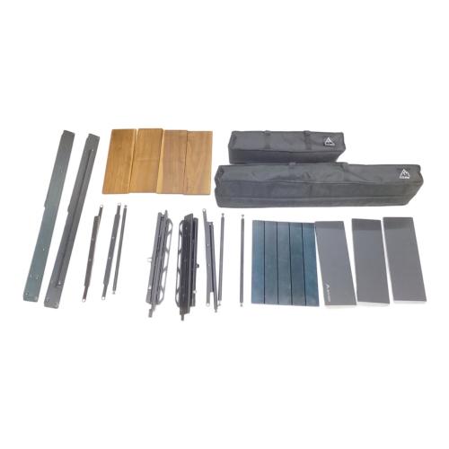 RATEL WORKS (ラーテルワークス) アウトドアテーブル ブラック ウッドパネルテーブル