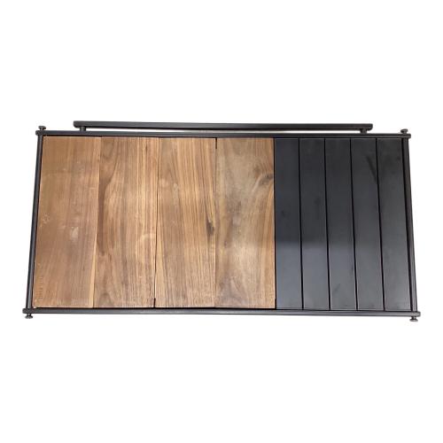 RATEL WORKS (ラーテルワークス) アウトドアテーブル ブラック ウッドパネルテーブル