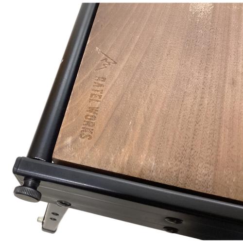 RATEL WORKS (ラーテルワークス) アウトドアテーブル ブラック ウッドパネルテーブル