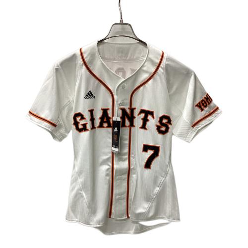 読売ジャイアンツ (ヨミウリジャイアンツ) 【7】長野久義 応援グッズ P69541 2010-11 NPBマーク有 @ SIZE M ホワイト×オレンジ