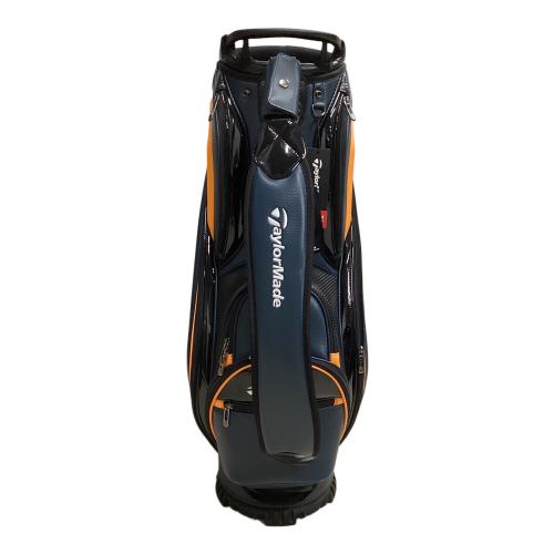 TaylorMade (テーラーメイド) キャディバッグ UN725 9.5型/47インチ対応 ４分割 2026年モデル ネイビー×オレンジ