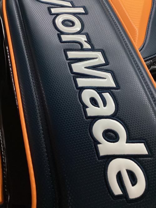TaylorMade (テーラーメイド) キャディバッグ UN725 9.5型/47インチ対応 ４分割 2026年モデル ネイビー×オレンジ
