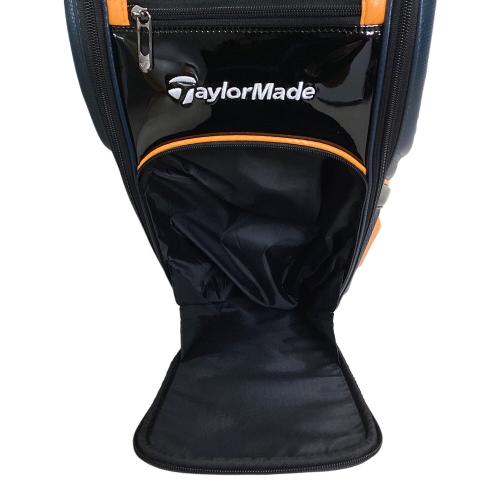 TaylorMade (テーラーメイド) キャディバッグ UN725 9.5型/47インチ対応 ４分割 2026年モデル ネイビー×オレンジ