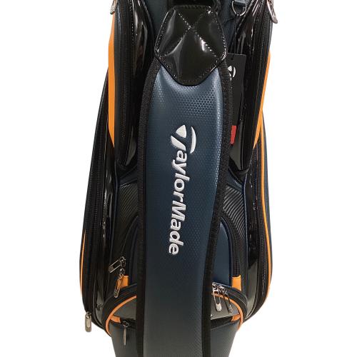 TaylorMade (テーラーメイド) キャディバッグ UN725 9.5型/47インチ対応 ４分割 2026年モデル ネイビー×オレンジ