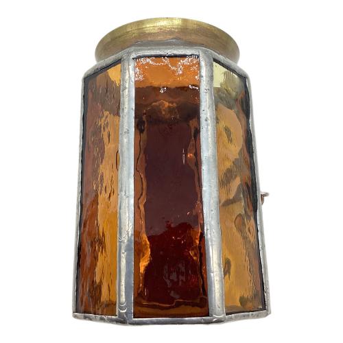 Glass roots ランタンアクセサリー ゴールゼロ/ライトハウスマイクロ/ ルミエールランタン対応 アンバー 刻印無し octa prism 3wayステンドグラスシェード