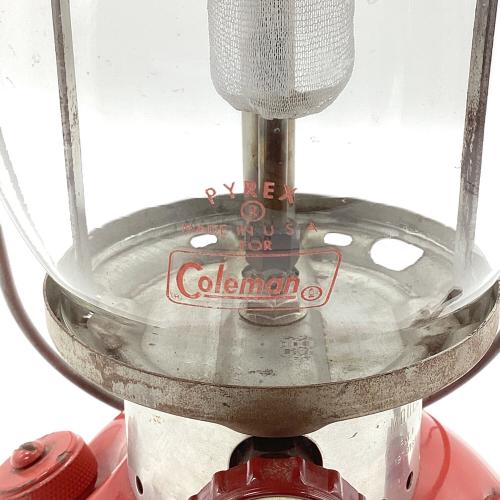 Coleman (コールマン) 200A イエローボーダー ガソリンランタン 前期型ハイベンチレーター/サンシャインロゴ/PYREXグローブ ヴィンテージ