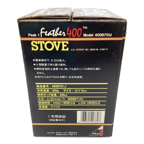 Coleman (コールマン) フェザーストーブ400 ガソリンシングルバーナー 400B701J PEAK1