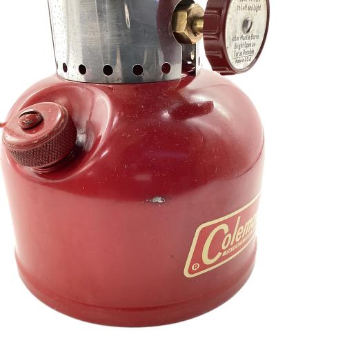 Coleman (コールマン) 200A 後期型 ガソリンランタン パテペン /横穴無しフィラーキャップ/赤PYREX