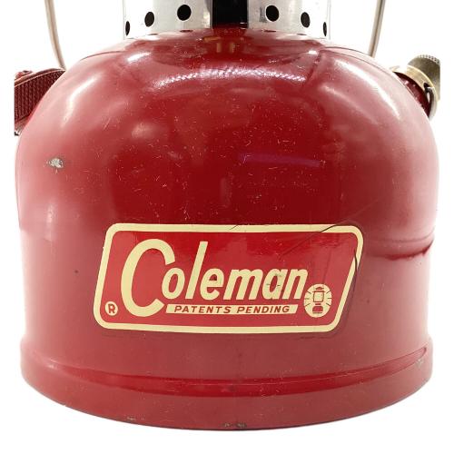 Coleman (コールマン) 200A 後期型 ガソリンランタン パテペン /横穴無しフィラーキャップ/赤PYREX