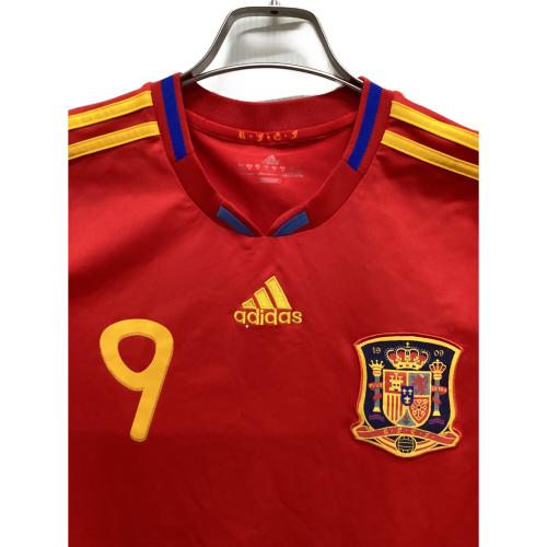 スペイン代表 (スペインダイヒョウ) 2010シーズン ホーム サッカーユニフォーム P47902 フェルナンド・トーレス【9】レッド