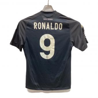 レアル・マドリード 09-10シーズン サード サッカーユニフォーム E84329 クリスティアーノ・ロナウド【9】CLパッチ付 グレー SIZE M