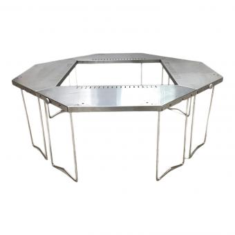 Snow peak (スノーピーク) 囲炉裏テーブル ST-050 シルバー ジカロテーブル