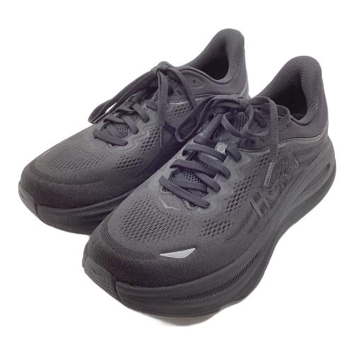 HOKA (ホカ) ランニングシューズ 1162015 BONDI9 X ワイド メンズ SIZE 26.5cm ブラック