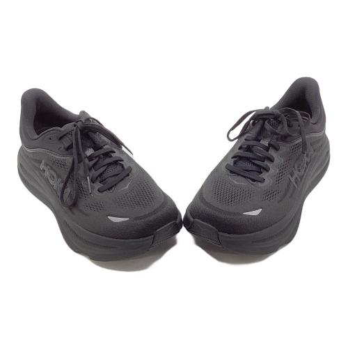HOKA (ホカ) ランニングシューズ 1162015 BONDI9 X ワイド メンズ SIZE 26.5cm ブラック