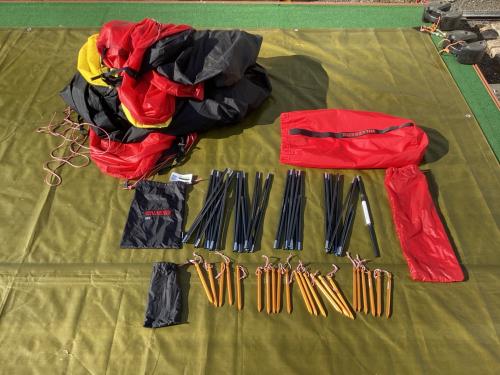 HILLEBERG (ヒルバーグ) ツールームテント ヨゴレ有 レッド ケロン4GT