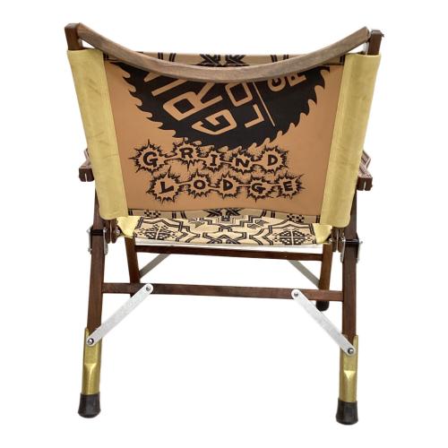 アウトドアチェア ブラウン