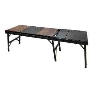 RATEL WORKS (ラーテルワークス) アウトドアテーブル ブラック ウッドパネルテーブル