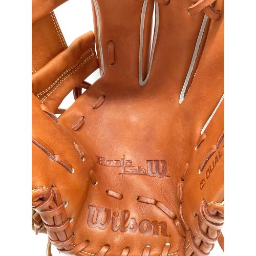 Wilson (ウィルソン) BASIC LAB 軟式グローブ 小指2本型 ブラウン
