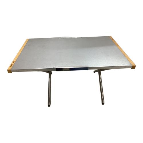 UNIFLAME (ユニフレーム) アウトドアテーブル 廃盤品 シルバー 焚き火テーブル ラージ