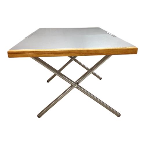 UNIFLAME (ユニフレーム) アウトドアテーブル 廃盤品 シルバー 焚き火テーブル ラージ