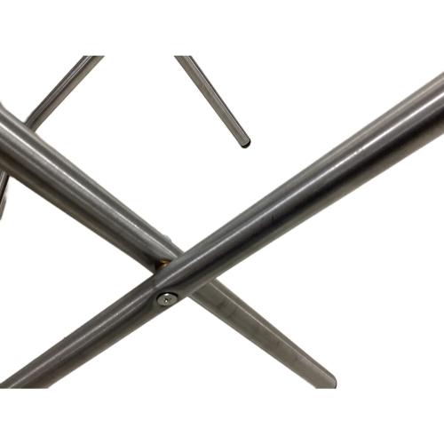 UNIFLAME (ユニフレーム) アウトドアテーブル 廃盤品 シルバー 焚き火テーブル ラージ