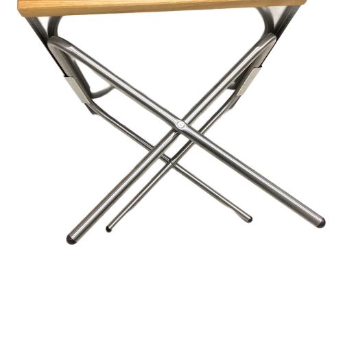 UNIFLAME (ユニフレーム) アウトドアテーブル 廃盤品 シルバー 焚き火テーブル ラージ