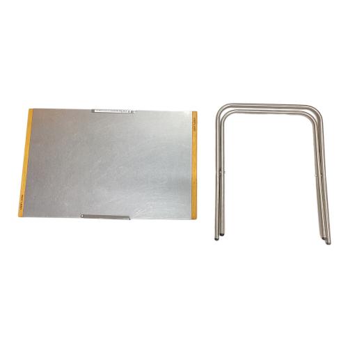 UNIFLAME (ユニフレーム) アウトドアテーブル 廃盤品 シルバー 焚き火テーブル ラージ