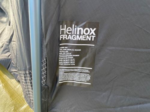 Helinox (ヘリノックス) ドームテント 小ヨゴレ有 ブラック×ネイビー 24SS 3Pドームテント