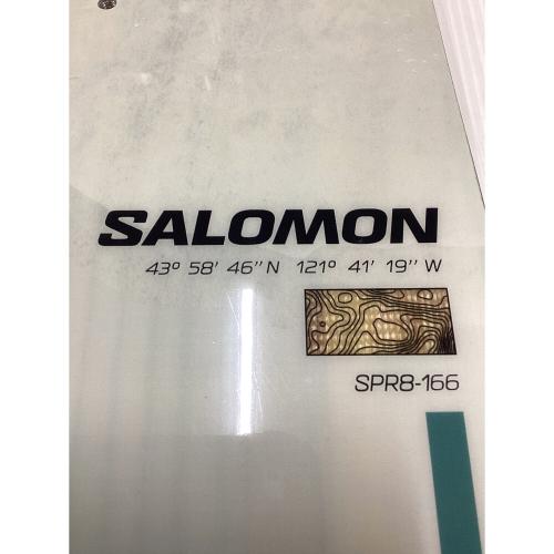 SALOMON (サロモン) SUPER8 スノーボード 24-25 @ 166cm ブラック×ホワイト