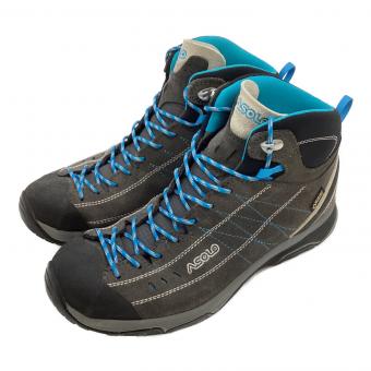 ASOLO (アゾロ) ニュークリオン MID GV ミドルカット トレッキングシューズ レディース SIZE 23.5cm グレー×スカイブルー