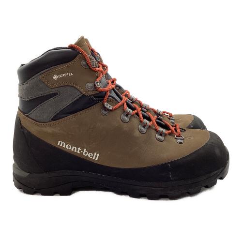 mont-bell (モンベル) アルパインクルーザー 1000 レザー ワイド ハイカット(ハードソール) トレッキングシューズ 1129670 メンズ SIZE 27cm ブラウン