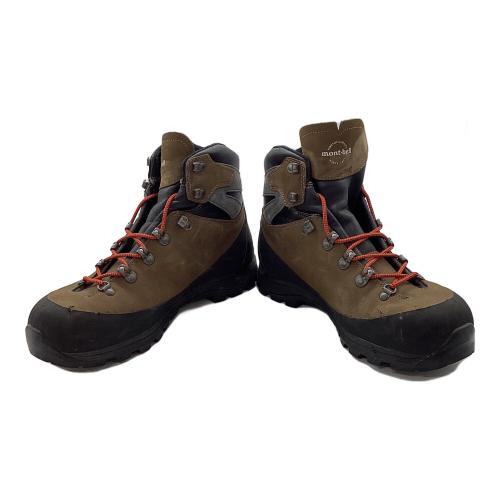 mont-bell (モンベル) アルパインクルーザー 1000 レザー ワイド ハイカット(ハードソール) トレッキングシューズ 1129670 メンズ SIZE 27cm ブラウン