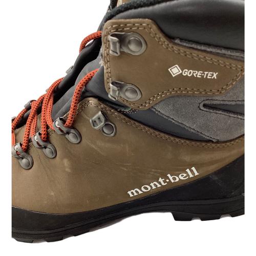 mont-bell (モンベル) アルパインクルーザー 1000 レザー ワイド ハイカット(ハードソール) トレッキングシューズ 1129670 メンズ SIZE 27cm ブラウン
