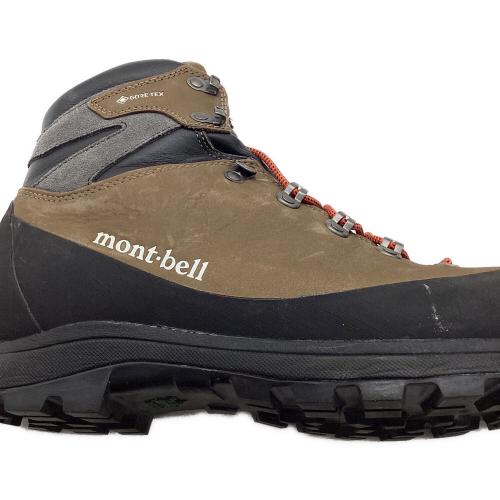 mont-bell (モンベル) アルパインクルーザー 1000 レザー ワイド ハイカット(ハードソール) トレッキングシューズ 1129670 メンズ SIZE 27cm ブラウン