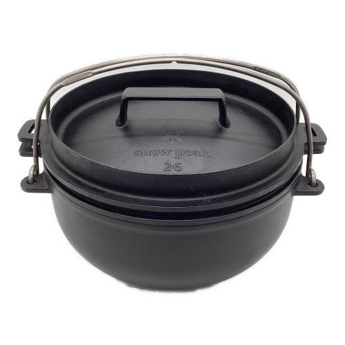 Snow peak (スノーピーク) 和鉄ダッチオーブン26 ダッチオーブン CS-520