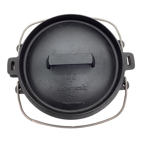 Snow peak (スノーピーク) 和鉄ダッチオーブン26 ダッチオーブン CS-520