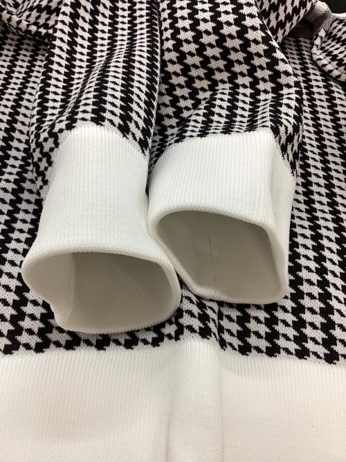 JACK BUNNY (ジャックバニー) セーター ゴルフウェア(トップス) 262-3170133 クルーネックニット メンズ SIZE M ネイビー×ホワイト